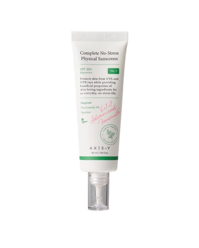 Complete No-Stress Physical Sunscreen SPF50+